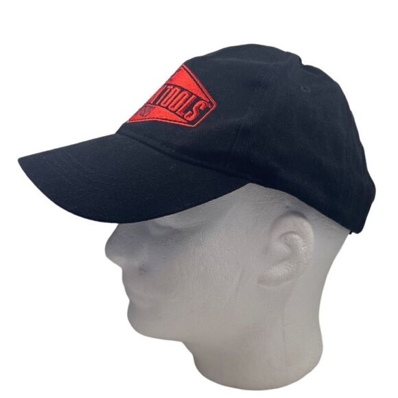 Snap On Tools red black embroidered 100% cotton strap back hat - Picture 4 of 9